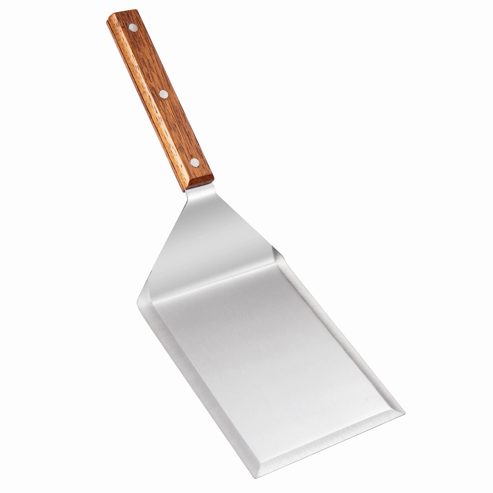 Homi Styles Extra Wide Spatula with Beveled Edges, Oversized Stainless –  Homistyles