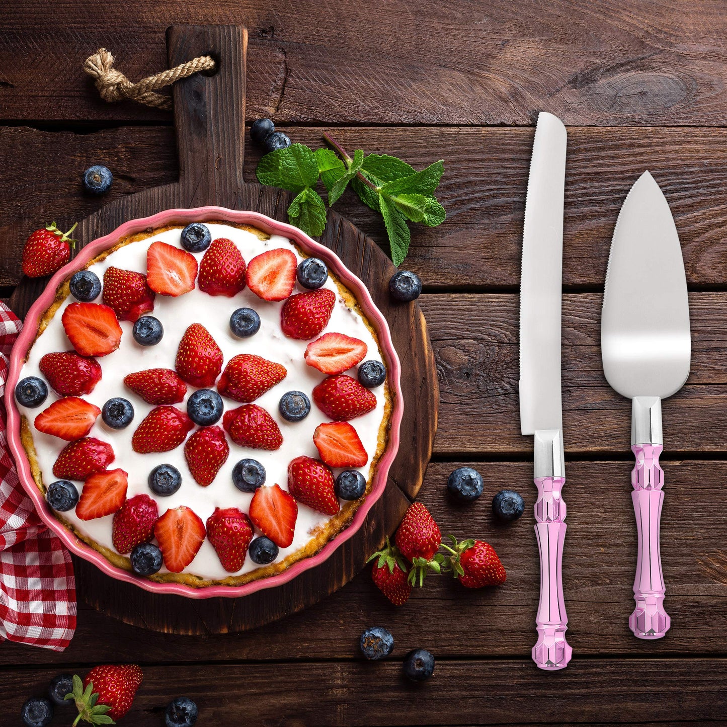 Homi Styles Cake Knife and Server - Wedding Cake Knife Set - Serving Set for ...